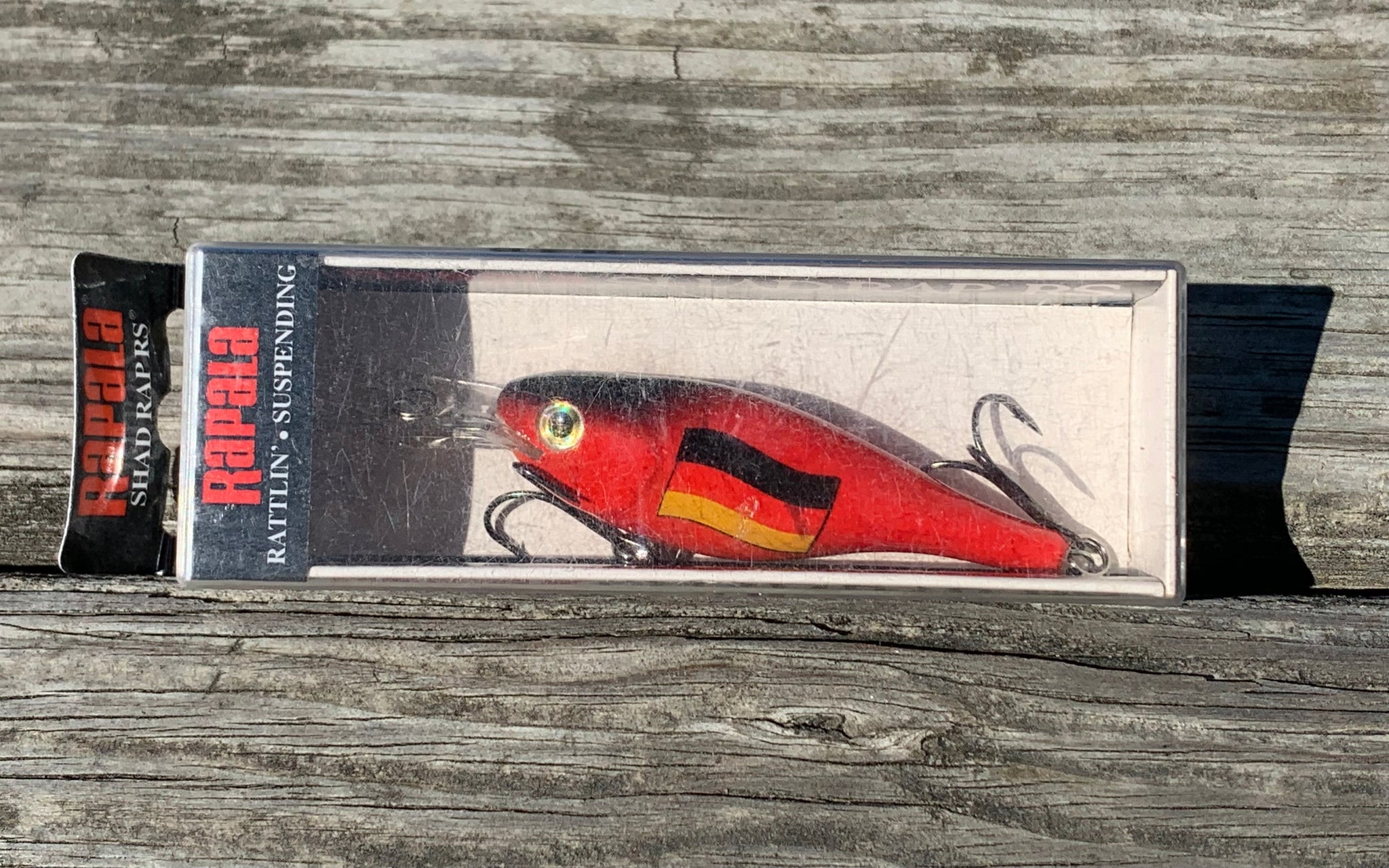 GERMANY • RAPALA SHAD RAP RS SRRS-7 Fishing Lure • WORLD FLAG SPECIAL –  Toad Tackle