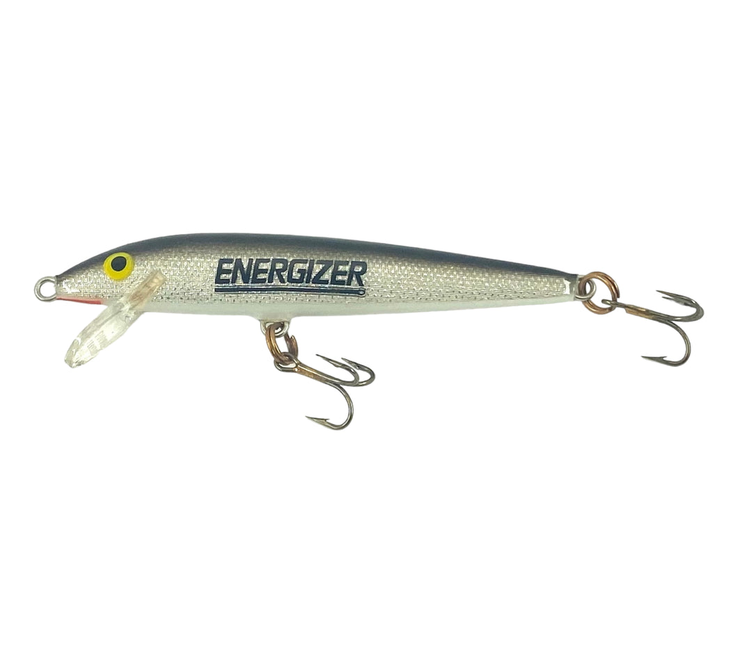 Energizer Battery Logo View of RAPALA F9S Fishing Lure. ENERGIZER BATTERY Advertising Bait. For Sale at Toad Tackle.