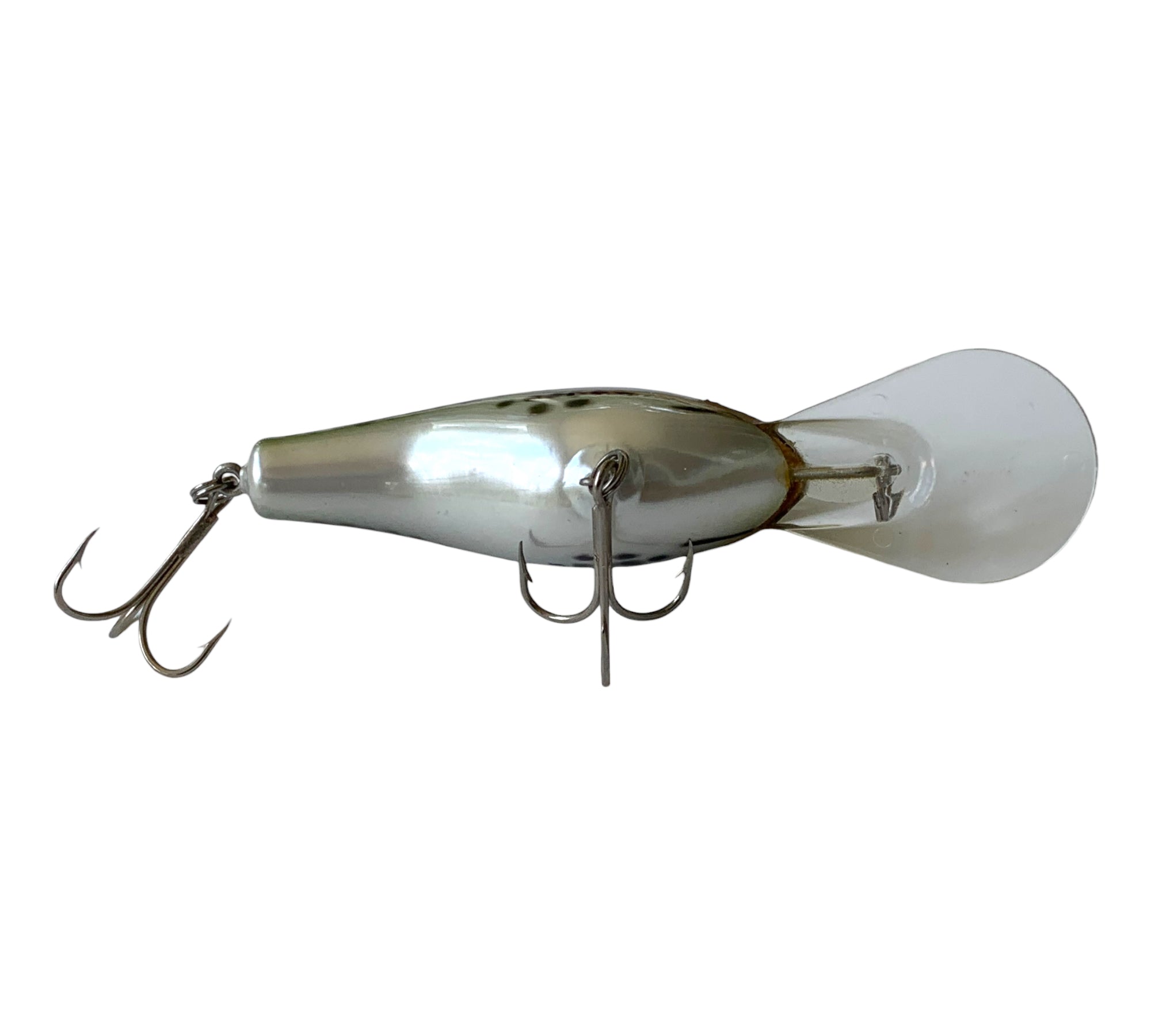 BAGLEY BAIT CO DB3 Fishing Lure • LITTLE BASS on WHITE – Toad Tackle
