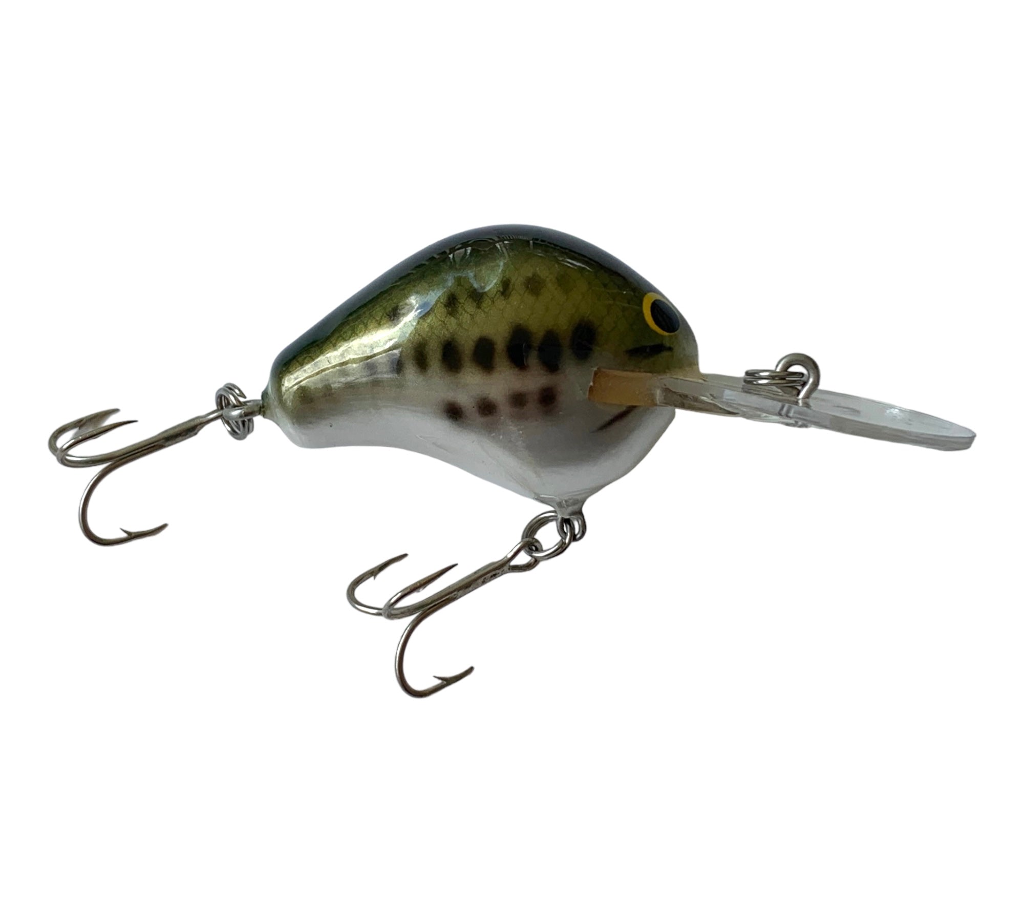BAGLEY BAIT COMPANY DB-1 Diving B 1 Fishing Lure • LB4 LITTLE BASS on WHITE