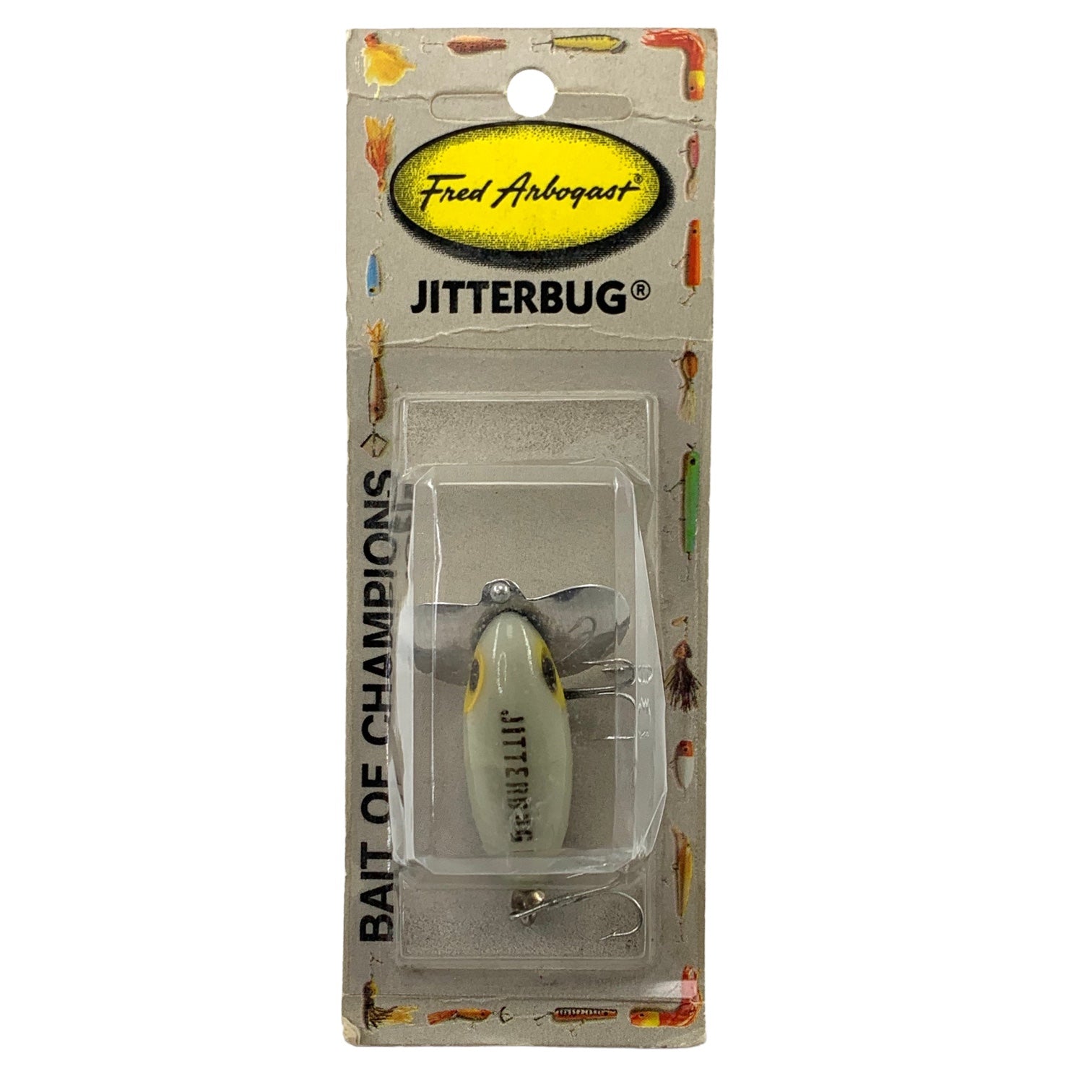 LUMINOUS • FRED Arbogast JITTERBUG Fishing LURE • NIGHT DAY