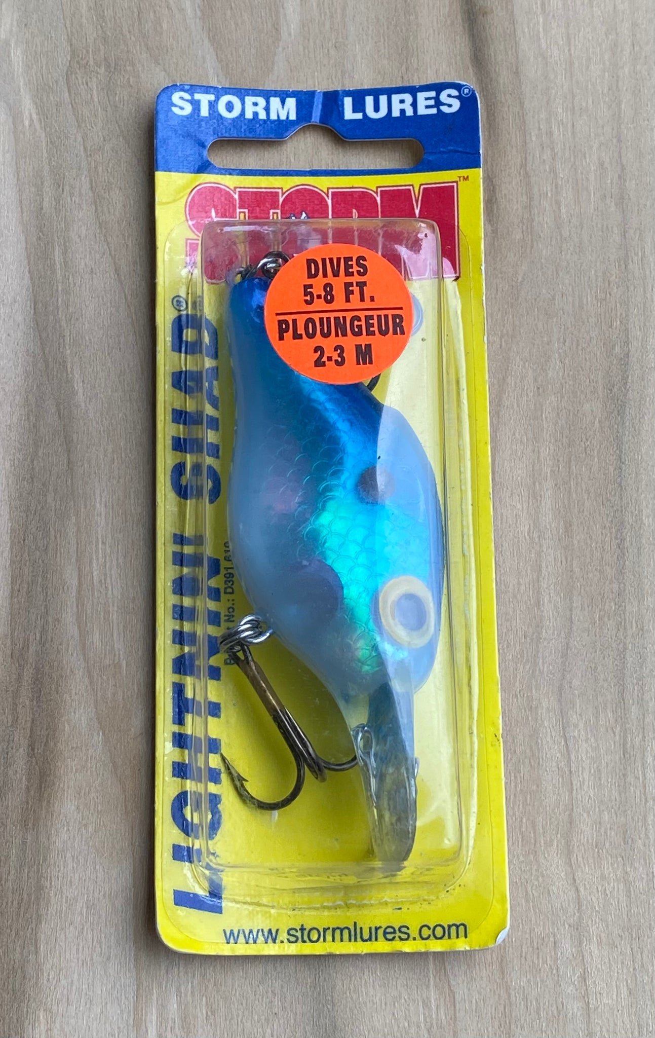 STORM LURES LIGHTNIN SHAD Fishing Lure • FIRESTORM BLUE BACK