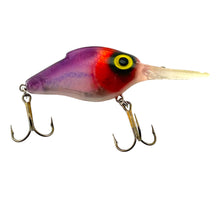 Load image into Gallery viewer, Special Production Color in PURPLE CLOWN. STORM LURES 2 1/2 inch DEEP LIGHTNIN SHAD. R hook
