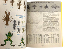 Load image into Gallery viewer, Rubb-Oreno Baits View of 1942 SOUTH BEND BAIT COMPANY Vintage CATALOG
