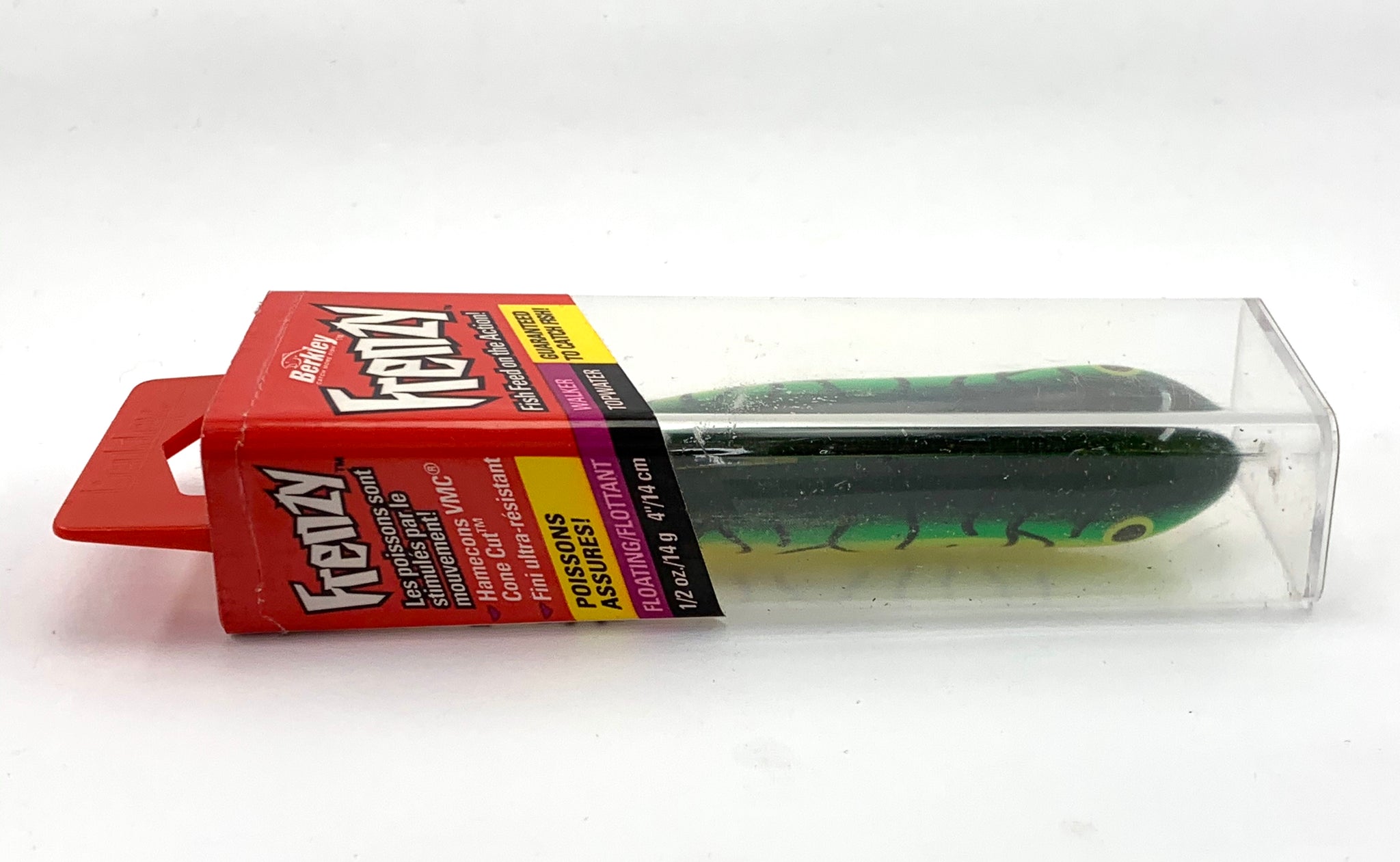 berkley fish cone BERKLEY LURES FRENZY TOPWATER FISHING LURE • # FWK4-FT FIRE TIGER – Toad  Tackle
