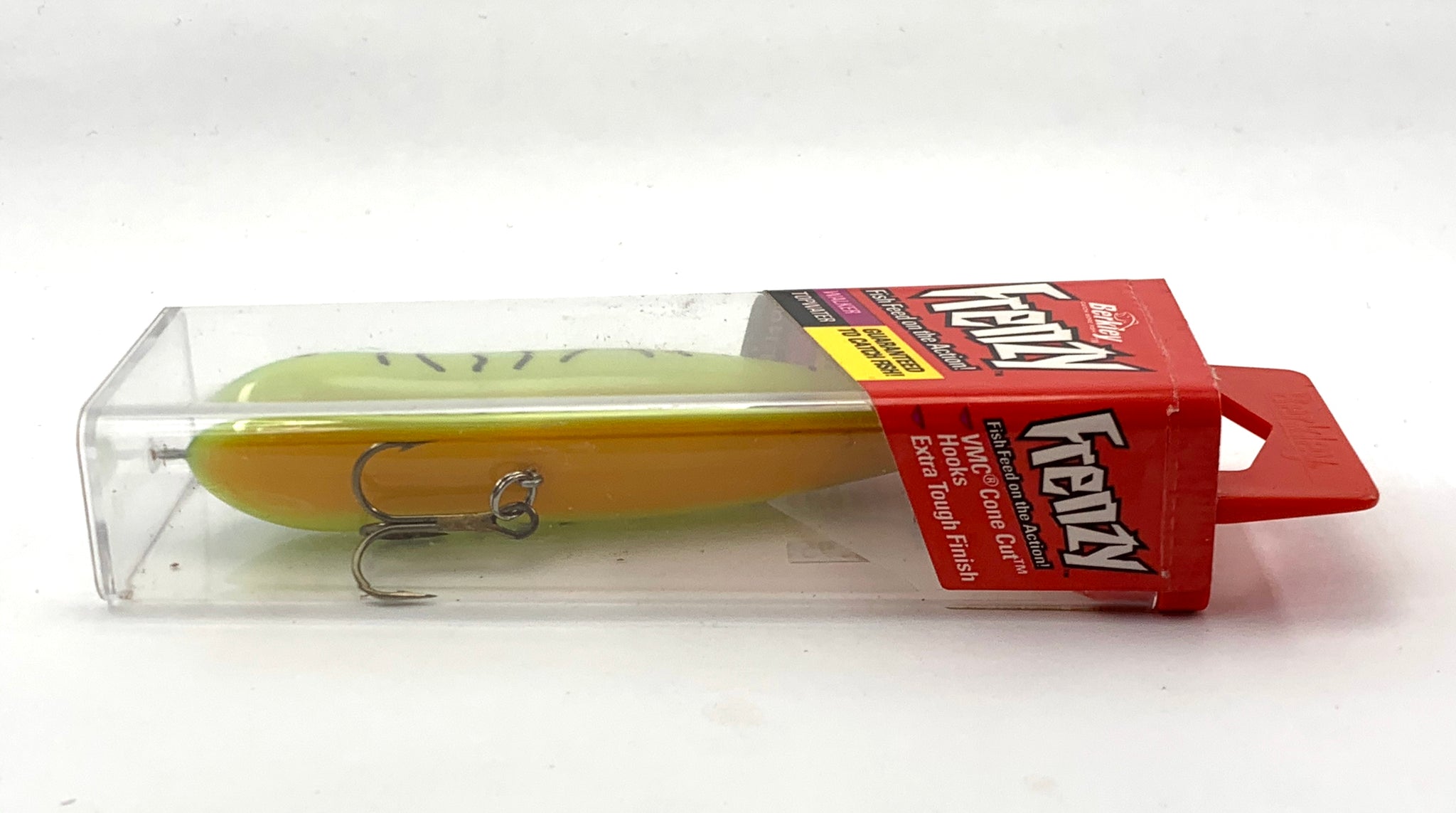 berkley fish cone BERKLEY LURES FRENZY TOPWATER FISHING LURE • #FWK4-FT FIRE TIGER